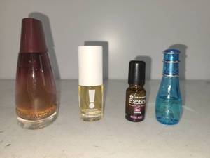 lot 133 image: Fragrance Lot 4 Bottles Aromadisiac Exclaimation Gurunanda Exotics