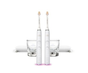 lot 1500 image: $225 Philips Sonicare Electric Toothbrush with DiamondClean Brush Head 2- Pack Bundle, Rechargeable Electric Tooth Brush with Pressure Sensor, Sonic Electronic.