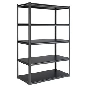 lot 169 image: $125 Gorilla Rack Z-Beam 5-shelf Steel Storage Rack, 48 x 24 x 72