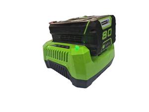 lot 179 image: $259 Greenworks Pro 80V Lithium-Ion Battery AND Rapid Charger