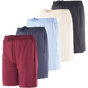 lot 4214 image: 5 Pack Mens Dry-Fit 7 Inch Running Shorts Pockets - Workout Gym Athletic Hiking Casual Size 3XL