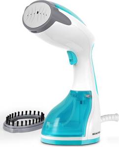 lot 4221 image: BEAUTURAL Steamer for Clothes, Handheld Garment Fabric Wrinkle Remover  30-Second Fast Heat-up, Ceramic Heating Plate, Auto Shutoff, Large Detachable Water Tank, Portable Design, 1200 Watts