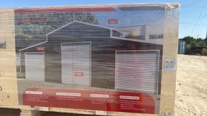 lot 1009 image: Unused SDL4230TGMS 42Ft x 30Ft Triple Garage Metal Shed - 2 Boxes AB