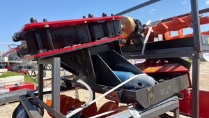 lot 9027 image: Raytree unused post pounder skid steer attachment