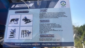 lot 7002 image: AGT unused Heavy Duty Skid Steer Auger Attachment ECAG 3000 PSI 540LB
