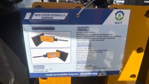 lot 7019 image: AGT unused Skid Steer Hydraulic Hammer SSHH680 40-80HP