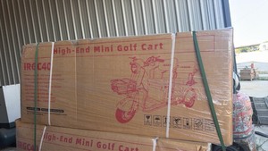 lot 1229 image: High-End MINI Golf Cart IRGC40 BOX DAMAGED