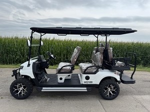 lot 1149 image: SD launch 6 seater golf cart - White
