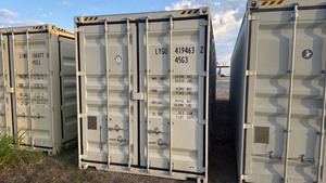 lot 24 image: One Trip 40ft Steel Shipping Container With 4 Side Doors - LYGU4194632