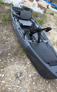 lot 53 image: Fishing kayak with pedal drive and seat