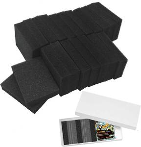 lot 4141 image: 20 Pcs Foam Card Dividers, Card Dividers for Storage Boxes, High Elasticity Multifunction Shock Absorbing Card Sponge Separators Inserts for Storage Boxes Games Sports Cards Protection (20 Pack)