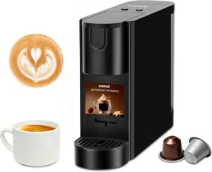 lot 4278 image: CHULUX RectoCaf  Espresso Coffee Machine for Nespresso Original Capsule Pod  Extra Mini Design, 20 Bar Professional Italian Pump, Food-Grade Materials, Quiet with Low-Vibration Brewing for Home & Office