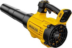 lot 4284 image: 20V Cordless Leaf Blower, Max 600 CFM125 MPH Turbo Boost Mode Compatible with DeWALT