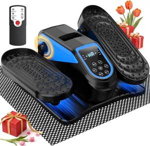 lot 4289 image: Under Desk Elliptical Mini Electric Leg Exerciser While Sitting for Seniors  VIVURN 023 Low Impact Pedal Exerciser,12 Speeds,Auto&Manual, Remote, LCD Display, Non-Slip Mat, Compact,Quiet for Home Office