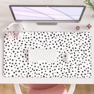 lot 2900 image: Colorful Star Boho Desk Mat, XXL Mouse Pad Desk Pad Boho Desk Accessories for Women Office Decor, Non-Slip Rubber Base Waterproof Leather Computer Desk Mat, Polka Dot Gaming Mousepad, 31.5 x15.7