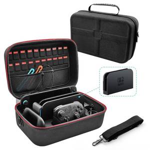 lot 3861 image: ZEYARUIBO Switch 2 Carrying Case 2025 - 20 Game Card Slots, Hard Shell Travel Case with Dock Storage, All-in-One Protection for Nintendo Switch 2 Accessories