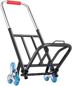 lot 40000 image: Plant Caddy with Wheels,Foldable Transport Hand Truck,Steel Portable Trolley,with Adjustable Handle and Support Frame,100kg Load Capacity(30x28x102cm)