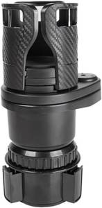 lot 40048 image: Adjustable 360 Degree Rotation Car Multifunctional Base Plug-in Beverage Manager Cup Holder(Black)