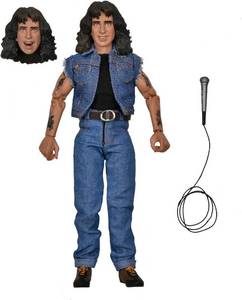 lot 40078 image: NECA - ACDC - Bon Scott 8 Clothed Action Figure  AC  DC 8 Inch Action Figure Clothed Series - Bon Scott