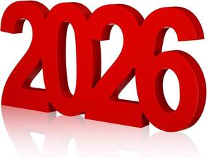 lot 40084 image: AceOrbit Graduation Decorations 2026 Table Sign Centerpieces 13 x 5.5 Wooden Class of 2026 Block Graduation Photo Booth Props for High School Seniors Night Decor College Party Supplies(Red)