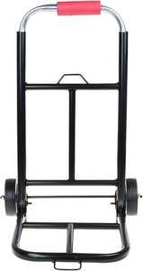 lot 40099 image: Functional Folding Hand Truck Portable Folding Trolley For Easy Maneuvering Practical Cart For Urbans Shoppers
