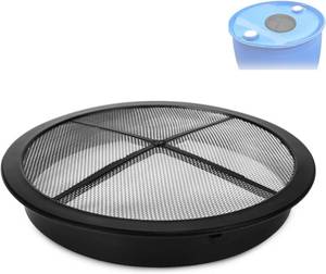 lot 40127 image: 6 Inch Rain Barrel Screen Filter Cover Lid for Rainwater Collection System  Round Rainwater Barrel Filter Cover, Rain Barrel Kit Top Screen Replacement Parts, Block Fallen Leaves