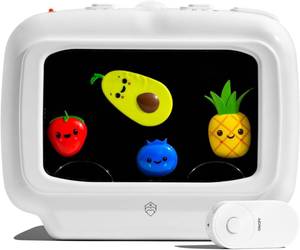 lot 40142 image: Dreams Baby Soother, High Contrast Sensory Soother for Newborns 0 to 12 Months, Dancing Fruit with Motion, Soothing Sounds and Soft Light, Screen Free for Tummy Time and Visual Development