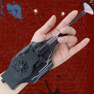 lot 40340 image: Spider Web Shooters, Web Launcher with Gloves, Realistic Web-Slinging Action Safe and Fun Superhero Toy for Men and Kids - Black