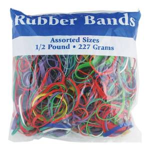 lot 40352 image: Bazic Products Assorted Sized Rubber Bands 8 oz