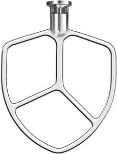 lot 40598 image: Stainless Steel Flat Beater for KitchenAid 5qt-6qt Bowl-Lift Stand Mixer, Fit for Professional 5 Plus and Professional 600 Seris Mixer K5 KG25 KV25 KP26 KT26, Heavy Duty and Dishwasher Safe