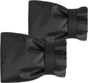 lot 40628 image: Outdoor Faucet Cover Socks for Winter Freeze Protection, 7.09 W x 9.06 H, Velcro Thickened Anti-Freeze Outdoor Tap Cover, Reusable Waterproof Insulated Spigot backflow Cover,Black, 2Pcs