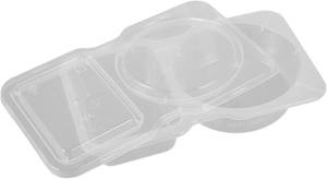 lot 40646 image: GLEAVI 100pcs Multi-function Sauce Holder Reusable Sauce Cups Lids Sealing Condiment Containers for Easy Portability