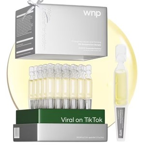 lot 21395 image: WNP Collagen Anti-aging Serum, 30 Vials with 4D Hyaluronic Acid & Oil-Suspension Formula, 1.22 fl oz