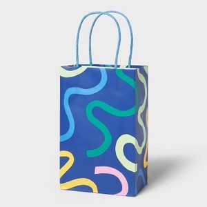 lot 26457 image: Jr. Tote Bag Swirl on Navy - Spritz