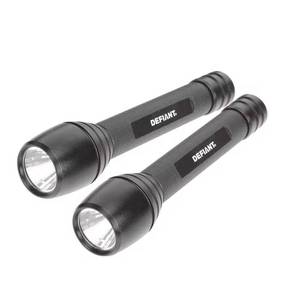 lot 26491 image: 80 Lumens 2 AA LED Flashlights (2-Pack)