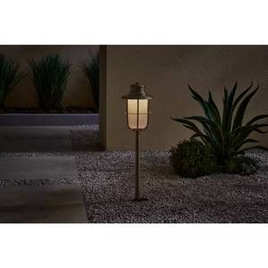 lot 27299 image: Hampton Bay Low Voltage 150 Lumen Hardwired Cast Brass Bronze 2700K Integrated LED Weather Resistant Outdoor Landscape Path Light