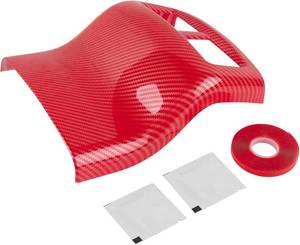 lot 27312 image: Carbon Fiber Rear Armrest Box AC Vent Air Outlet Cover Trim Accessories Compatible with Dodge Challenger Charger 2015 2016 2017 2018 2019 2020 2021 2022 2023 2024