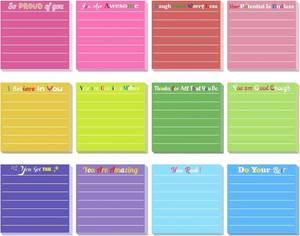 lot 45000 image: 12Pcs Inspirational Sticky Notes, 3x3In Motivational Fun Stick Notepads  Unique Design with Lines, Motivational Words Inject Positive Energy Into Employees, While Teachers Cheer OnTheir Students