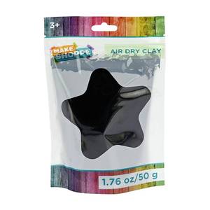 lot 45011 image: Make Shoppe Air Dry Clay, Black, 1.76 oz