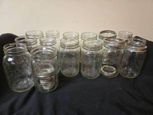 lot 109 image: Lot of 14 Ball Mason Jars&nbsp