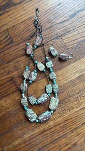 lot 218 image: Fashion Jewelry Lot Mixed Metal and Bead Necklaces. Sweater and Collar Length