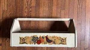 lot 228 image: Vintage Gardening Metal Toolbox