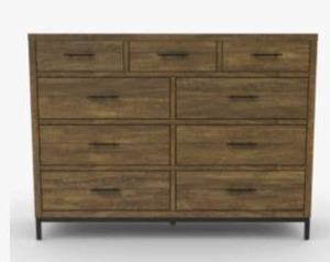 lot 25097 image: Ashley Steenlage Dresser - Retail $1,099