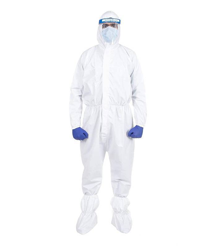 lot 2015 image: 6 Individually wrapped GCOCL Disposable Isolation Coveralls - L, X-Lg, 2x - Lg - Retail $82