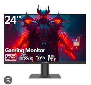 lot 99 image: Gawfolk 24 inch Gaming Monitor FHD 1920x1080 165Hz 1ms - NO POWERCORD (DC 12V)