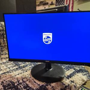 lot 131 image: Philips LCD Monitor with Stand