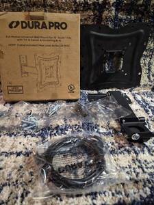 lot 133 image: Dura Pro Full Motion Universal Wall Mount 10 to 50 TV Tilt Swivel Articulating Arm 66 lbs