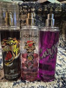 lot 143 image: Ed Hardy Fragrance Mist Set 3 Bottles 8 FL OZ 236 mL Each