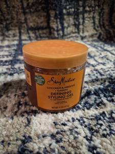 lot 162 image: SheaMoisture Coconut & Hibiscus  Flaxseed Defining Styling Hair Gel - 15oz Paraben-Free, Contains Shea Butter, Dry Hair