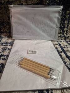 lot 171 image: Carbon Transfer Paper with Tools and 3d Acrylic Wall Decor